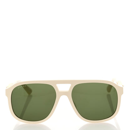 Gucci Acetate Square Frame GG1188S Sunglasses White 2 of 8