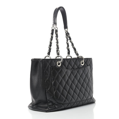 Chanel Caviar Quilted Grand Shopping Tote GST Black 2 of 11