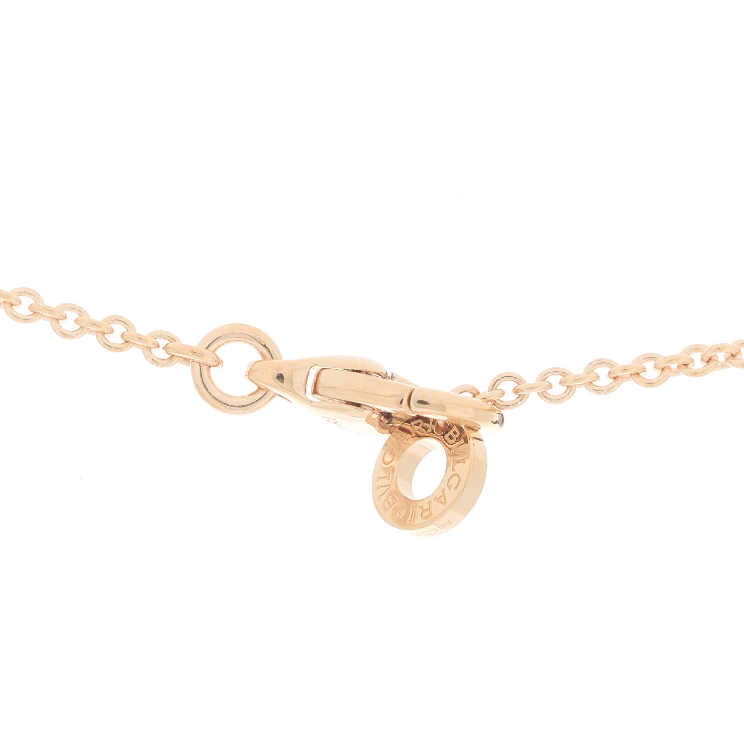 Bulgari 18K Rose Gold B.Zero1 Pendant Necklace 4 of 12