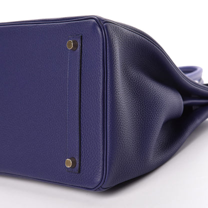 Hermes Togo Birkin 35 Bleu Encre 34 of 35