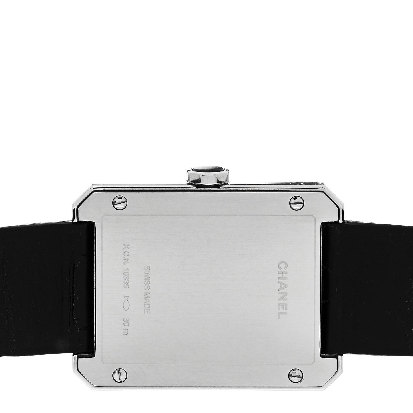 Stainless Steel Alligator 26mm Boy-Friend Quartz Watch Black