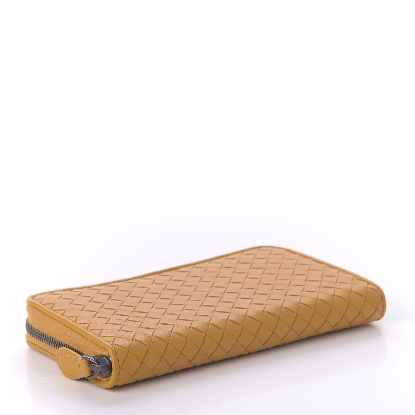 Nappa Intrecciato Zip Around Wallet Sunset
