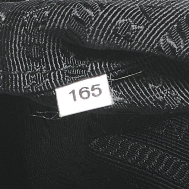 Vernice Stripes Handbag Black