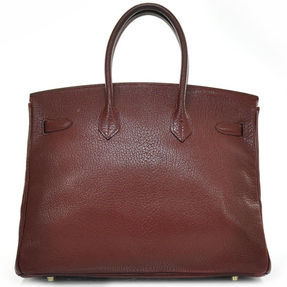 Hermes Chevre de Coromandel Birkin 35 Rouge H 4 of 9