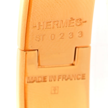 Hermes Enamel Narrow Clic Clac H Bracelet GM White 4 of 5