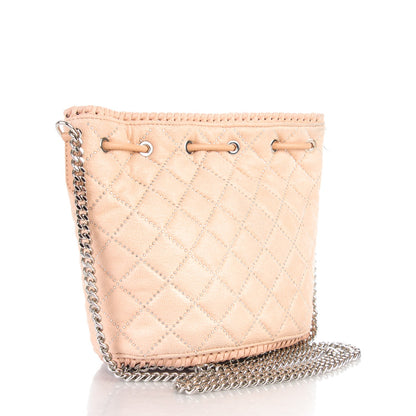 Stella McCartney Shaggy Deer Small Falabella Quilted Studded Bucket Bag Powder 3 of 7