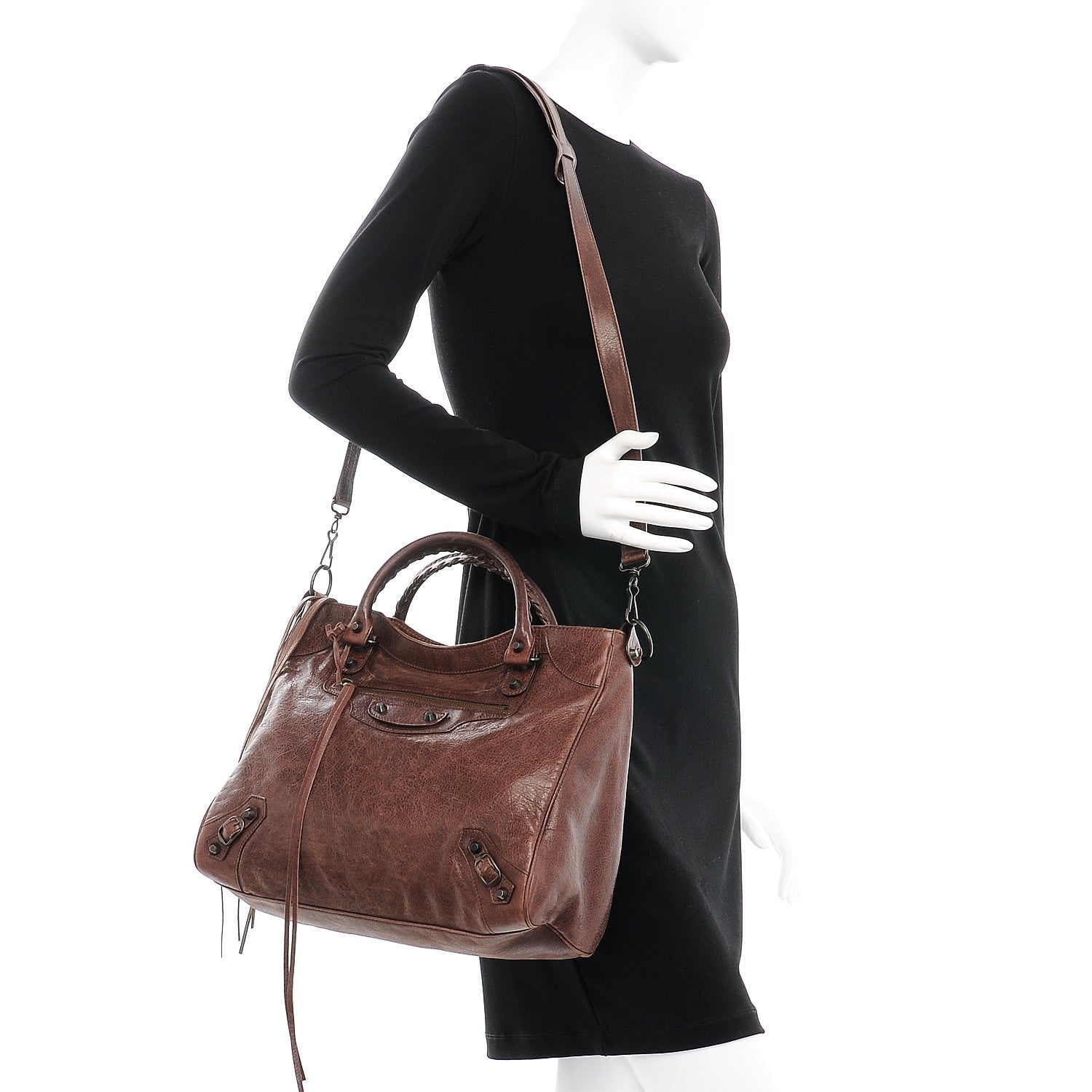 Balenciaga Agneau Classic Hardware Velo Castagna 3 of 13