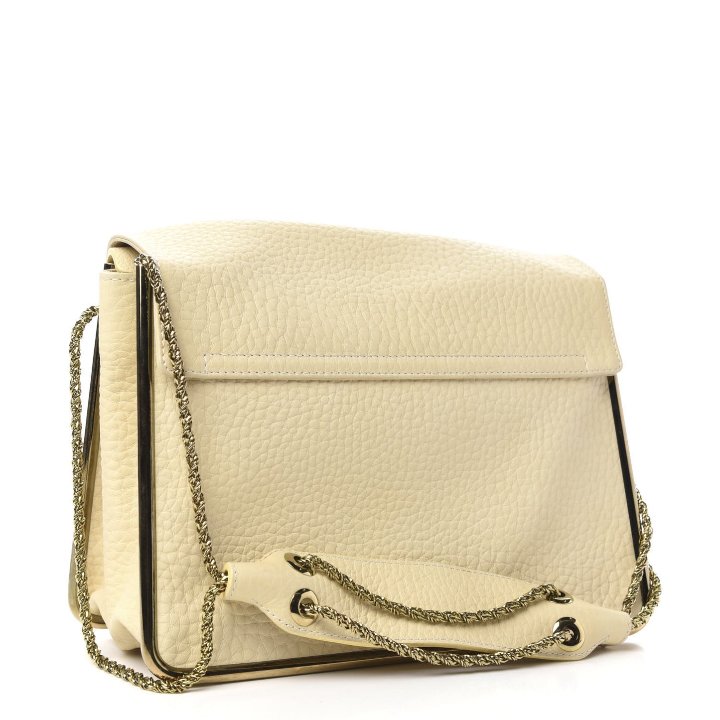 Grained Calfskin Medium Sally Flap Bag