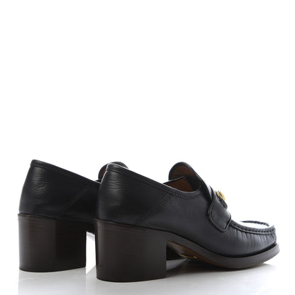 Gucci Malaga Kid Horsebit Loafer Pumps 36.5 Black 4 of 13