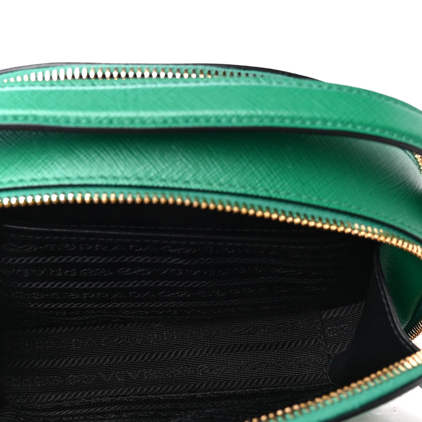 Saffiano Lux Odette Crossbody Verde