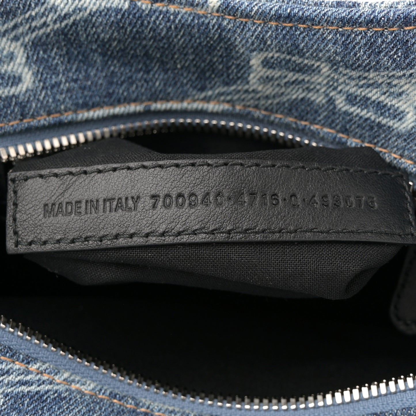 Denim BB Monogram Neo Cagole Handbag XS Blue