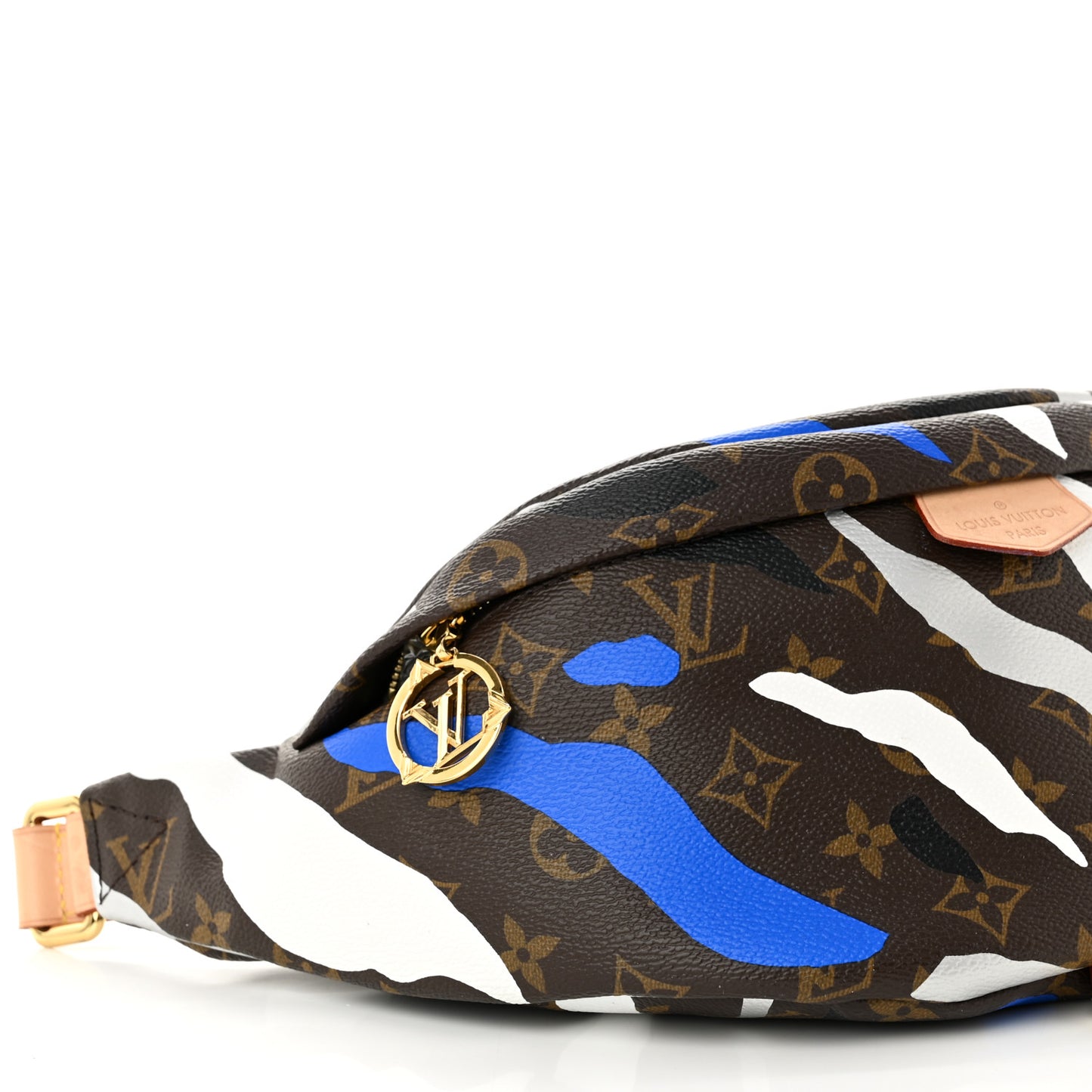 X LOL Monogram Bumbag Blue Silver