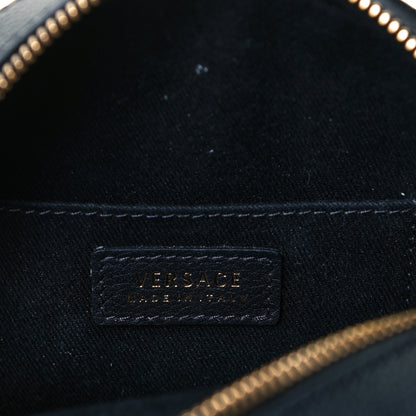 Versace Calfskin La Medusa Round Camera Bag Black 5 of 8