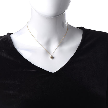 Tiffany Platinum 18K Yellow Gold Diamond Schlumberger Lynn Pendant Necklace 2 of 7