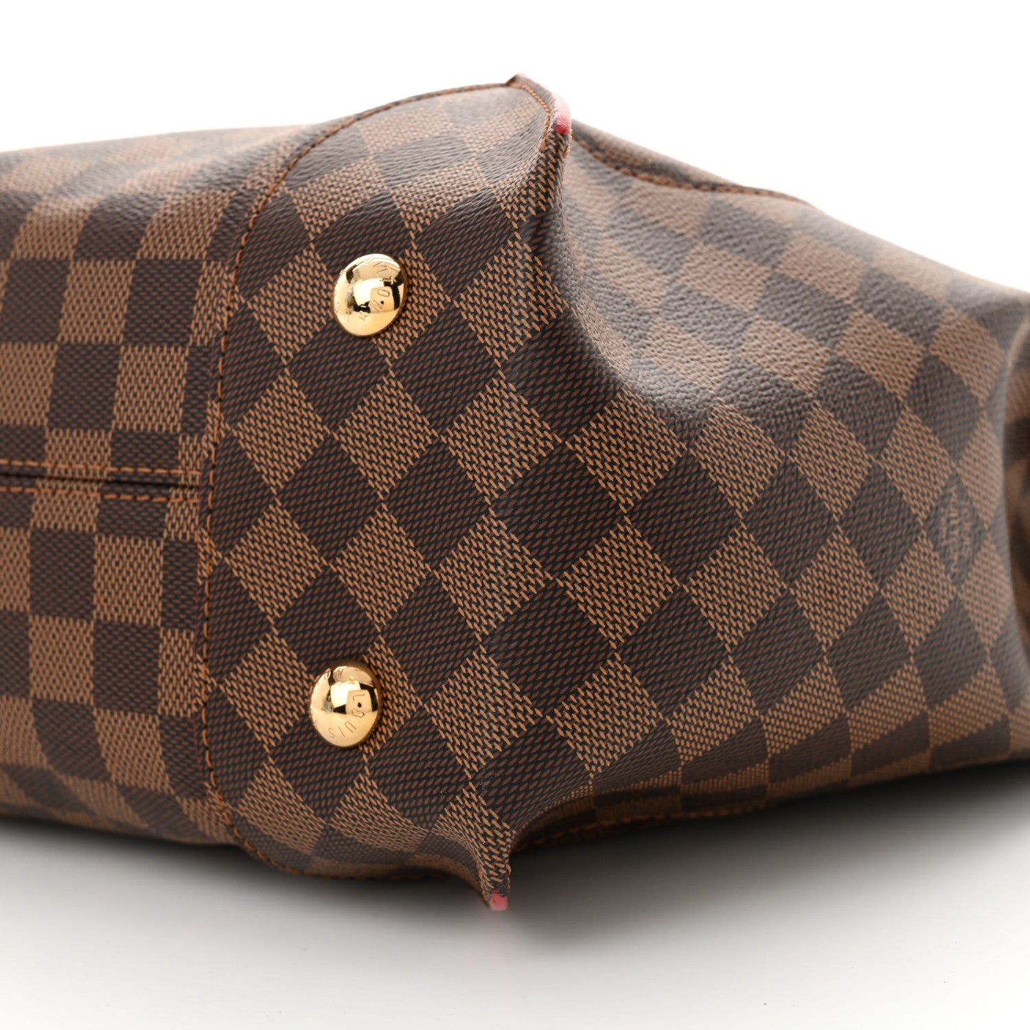 Louis Vuitton Damier Ebene Caissa Hobo Cherry 9 of 9