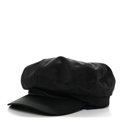 Prada Re-Nylon Mens Newsboy Hat L Black 1 of 8