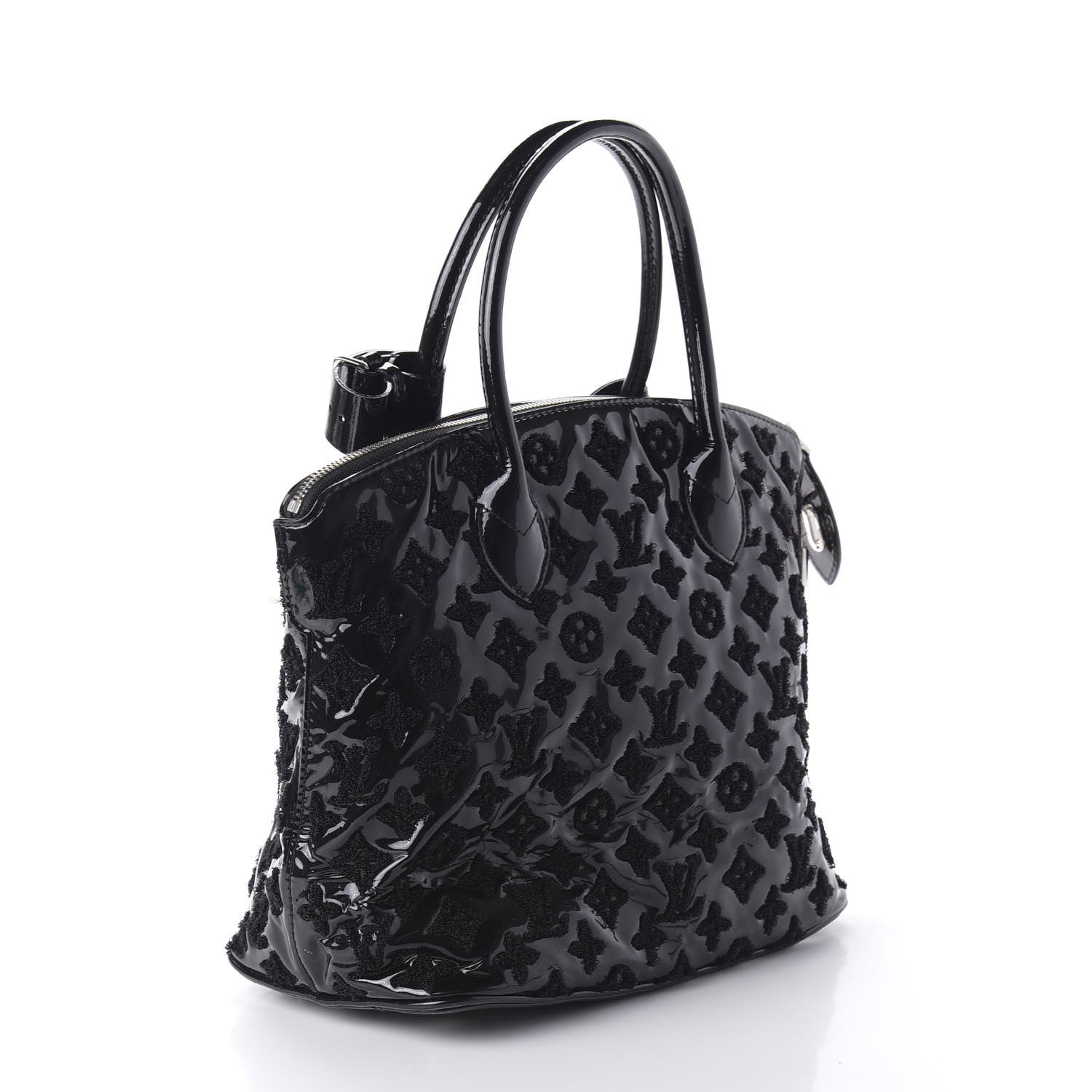 Louis Vuitton Patent Lambskin Fascination Lockit Vert Fonce 3 of 9
