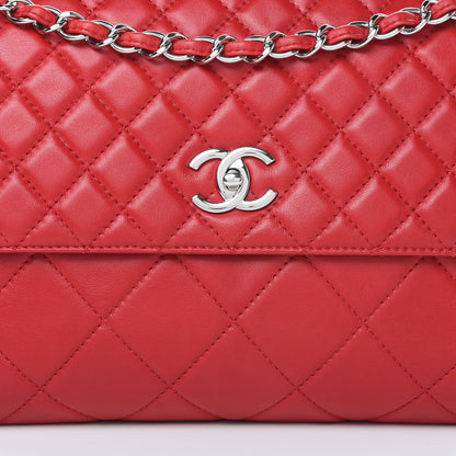 Chanel Calfskin Quilted In the Business Flap Bag Red 8 of 14