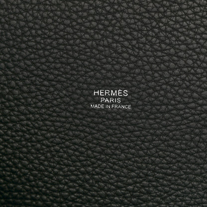 Hermes Taurillon Clemence Picotin Lock 22 MM Black 6 of 12