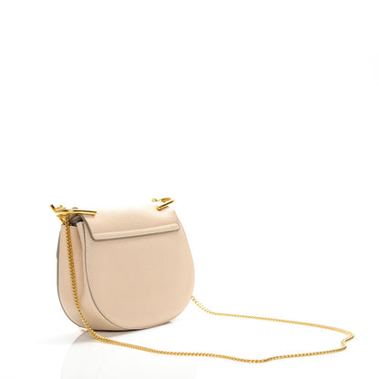 Chloe Grained Lambskin Mini Drew Shoulder Bag Abstract White 3 of 6