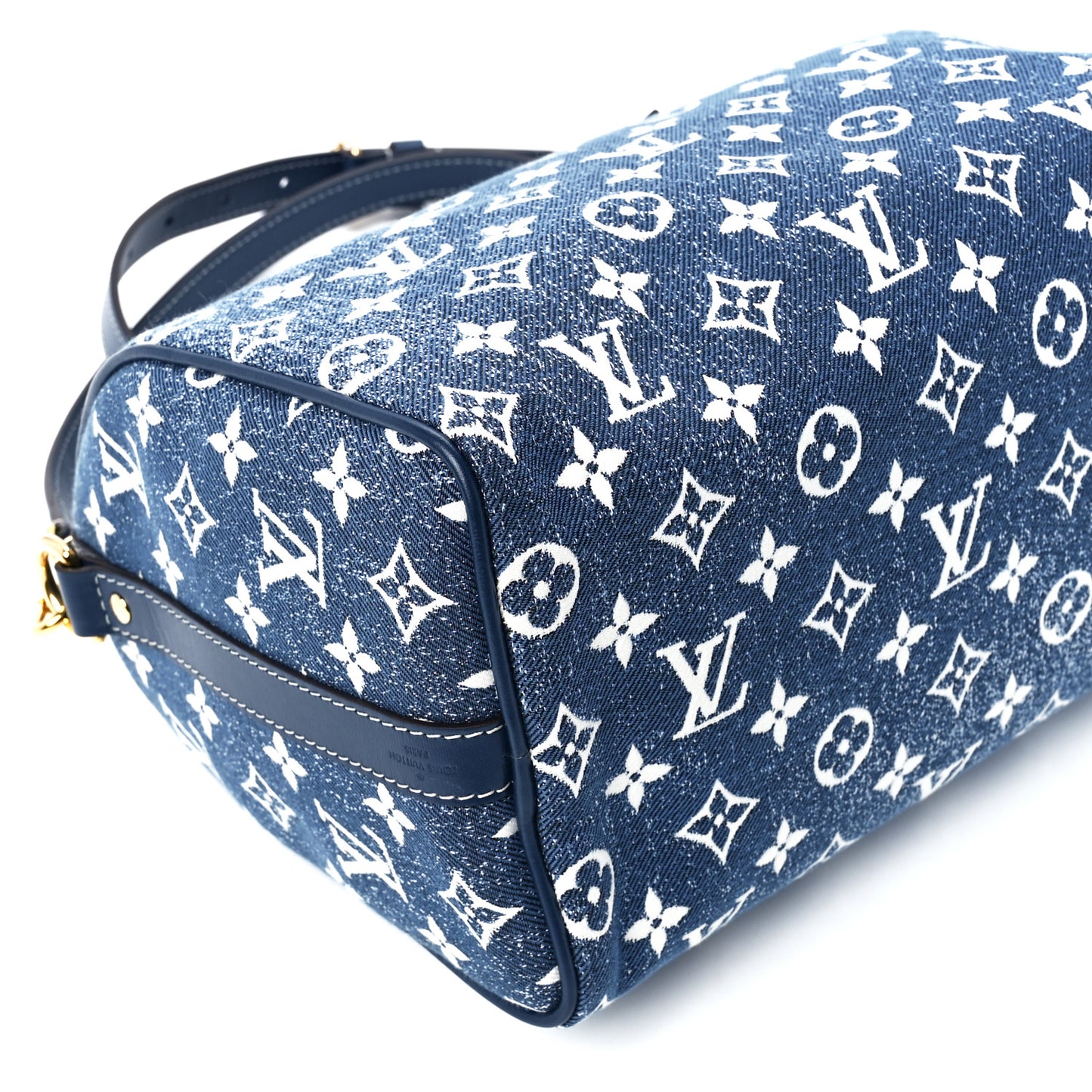Monogram Jacquard Denim Speedy Bandouliere 25 Bleu