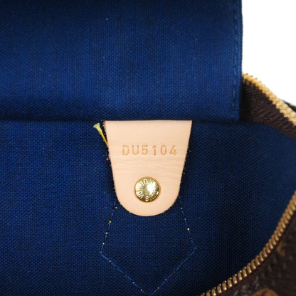 Louis Vuitton Monogram My LV Heritage Speedy Bandouliere 30 Blue Marine Gris 8 of 9