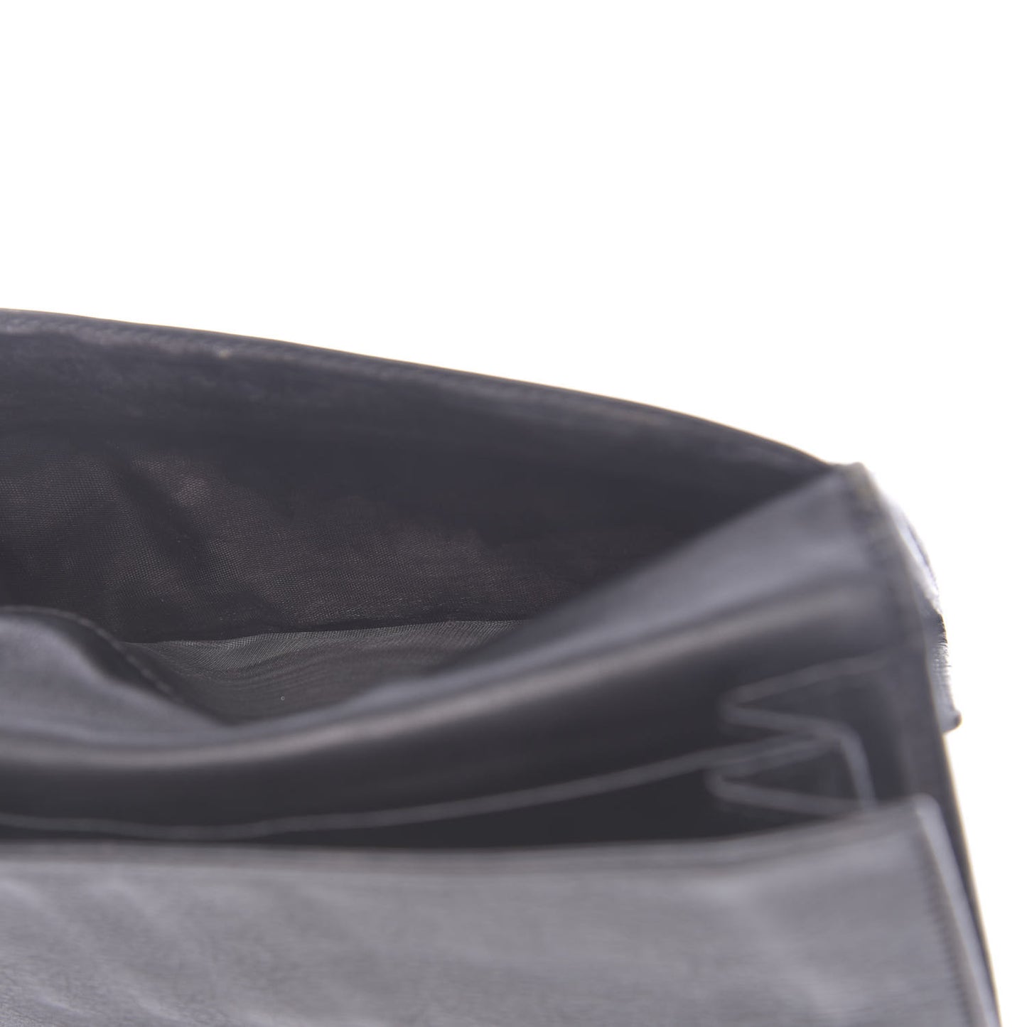 Guccissima Margaux Calfskin Icon Bar Continental Flap Wallet Black