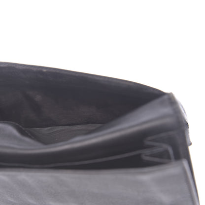 Gucci Guccissima Margaux Calfskin Icon Bar Continental Flap Wallet Black 14 of 15