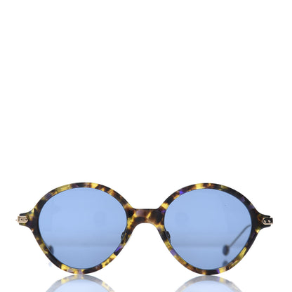 Christian Dior Acetate Umbrage Round Sunglasses Tortoise Blue 2 of 7