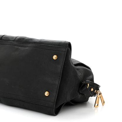 Saint Laurent Sheepskin Medium Cabas ChYc Black 10 of 13