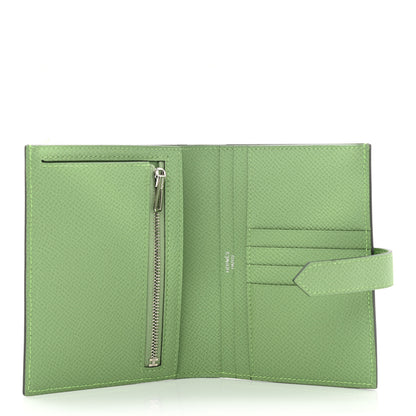 Hermes Epsom Bearn Compact Wallet Vert Criquet 5 of 7