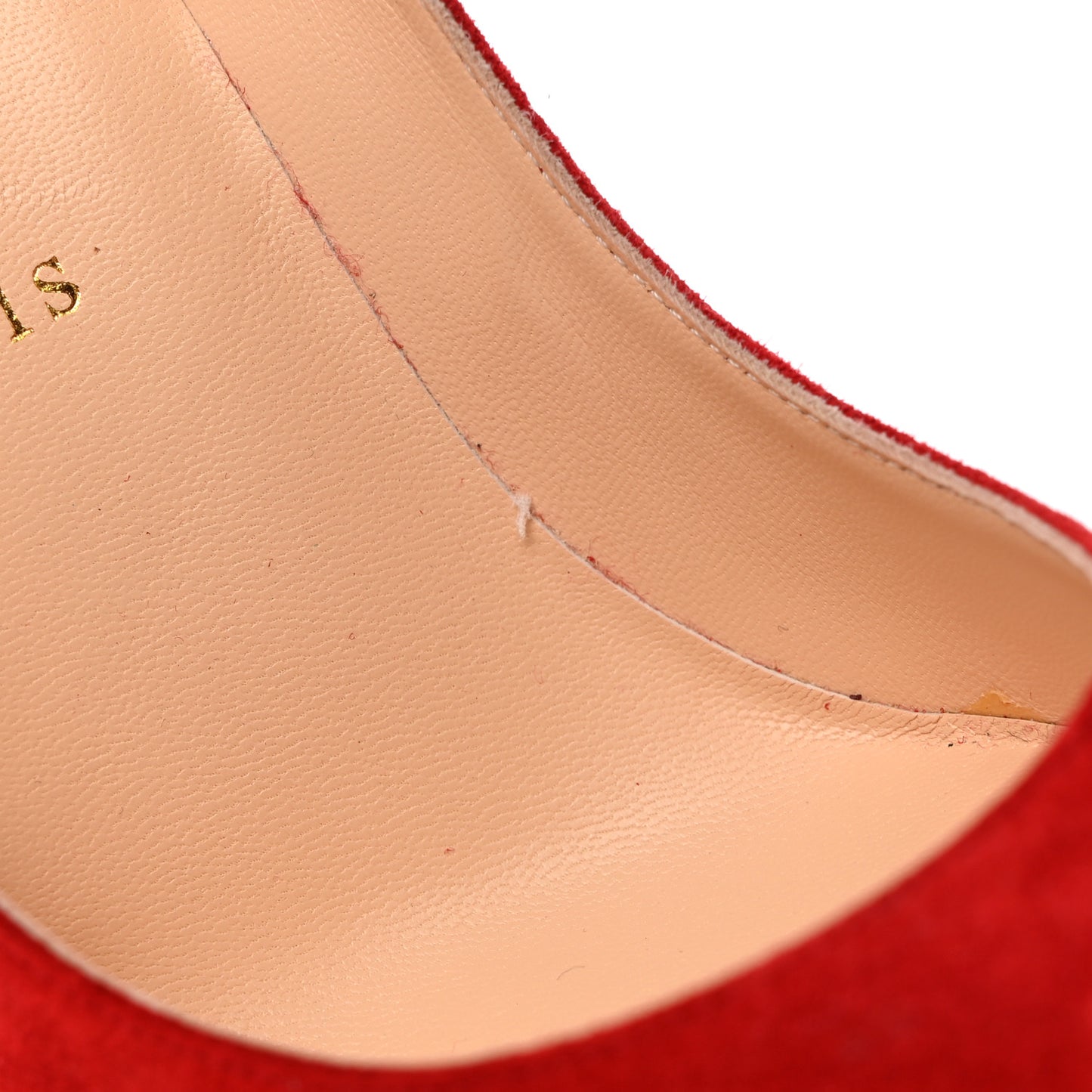 Veau Velours Pigalle Follies 100 Pumps 36 Rougissime