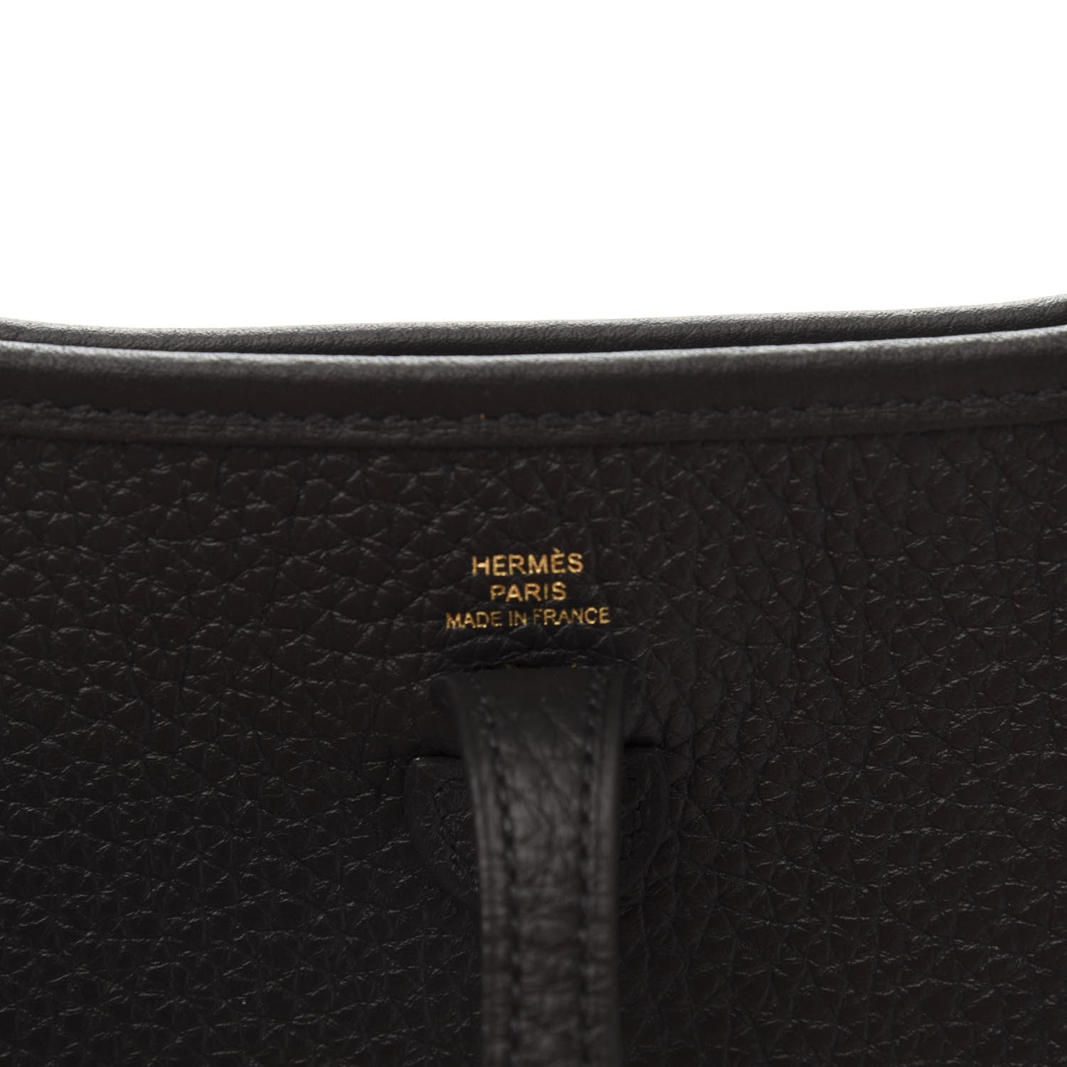 Hermes Taurillon Clemence Evelyne TPM Black 9 of 11