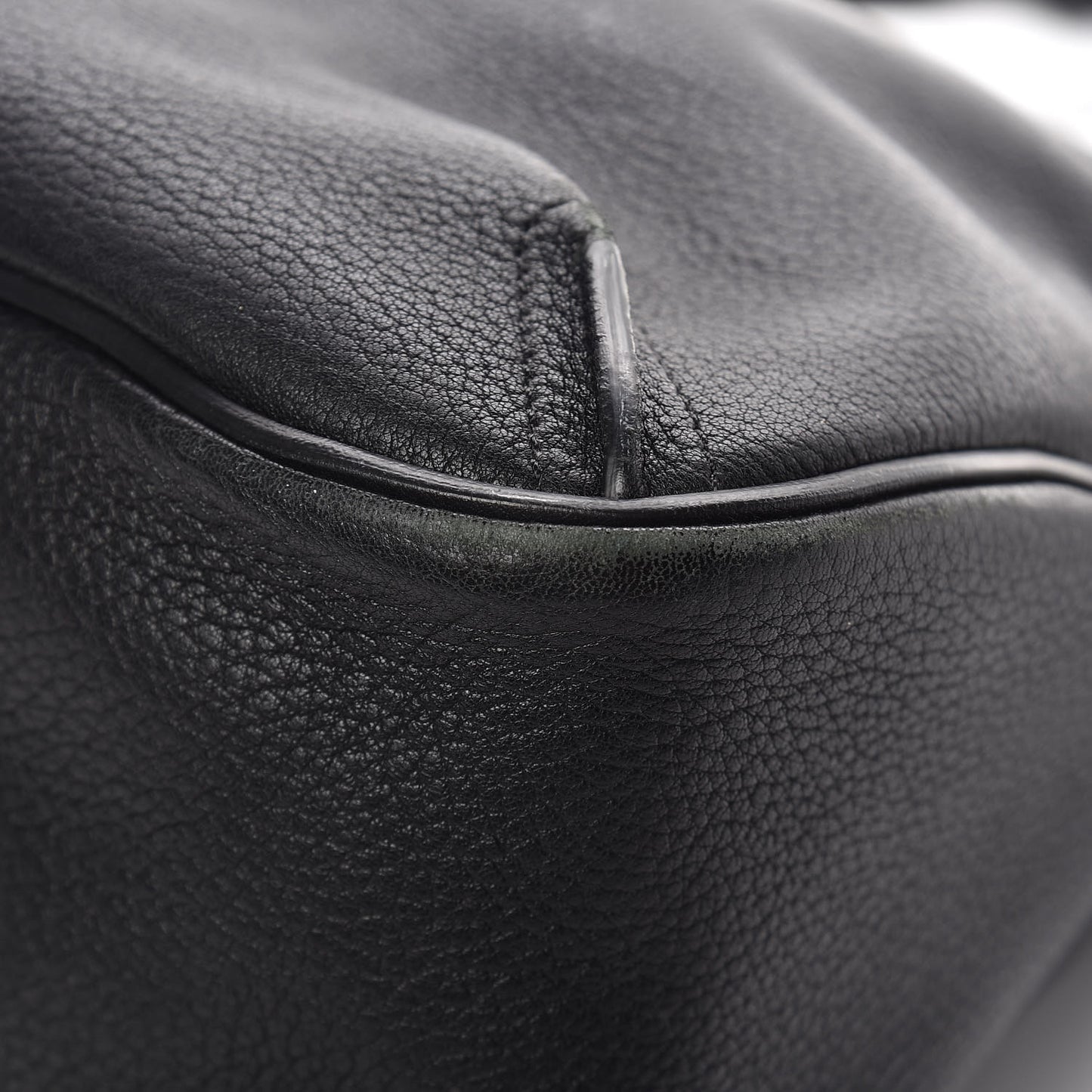 Grained Lambskin Calfskin Medium Lexa Shoulder Bag Black