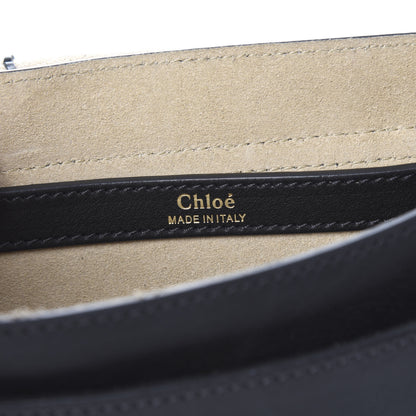 Chloe Calfskin Braided Small Hudson Shoulder Bag Black 8 of 12