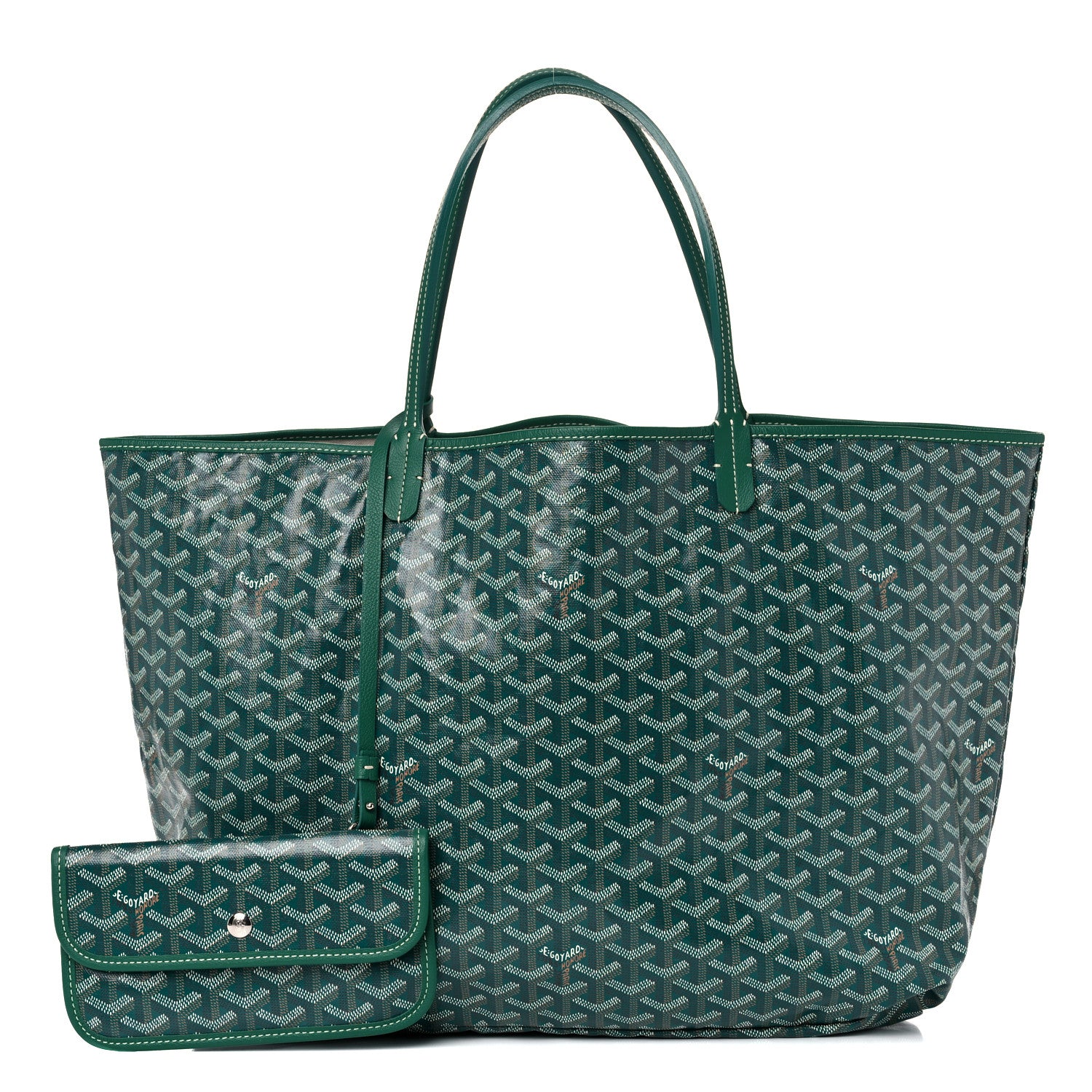 Goyard Goyardine Saint Louis GM Green 1 of 9