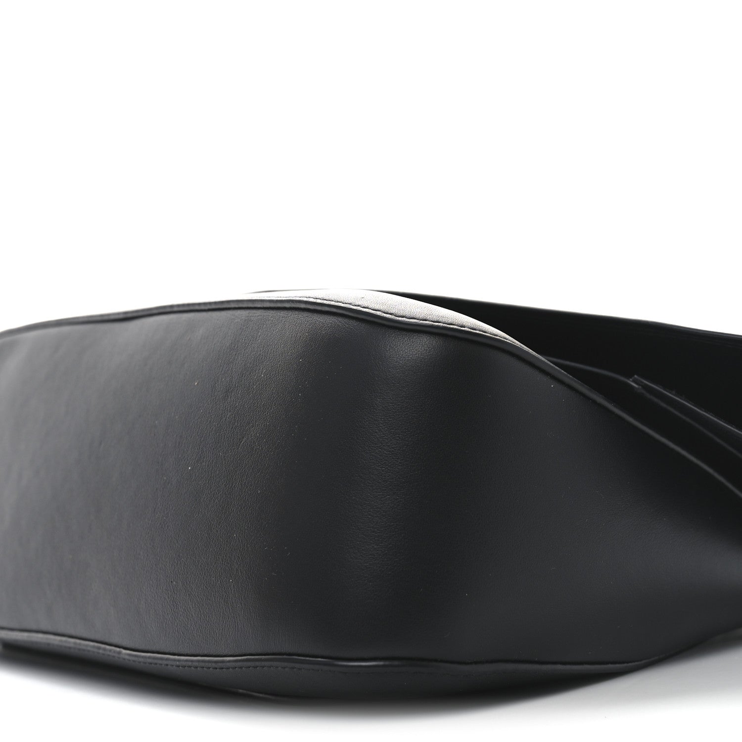 Loewe Smooth Calfskin Donut Chain Medium Ola Shoulder Bag Black 9 of 9