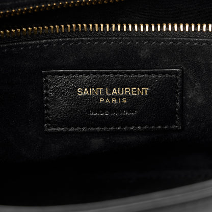 Saint Laurent Smooth Calfskin Le 5 A 7 Hobo Black 6 of 10
