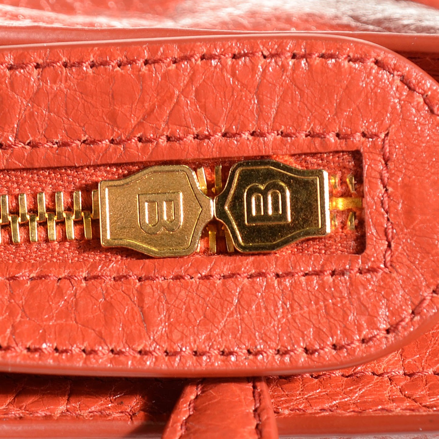 Agneau Giant 12 Gold Hardware Mini City Rouge Ambre