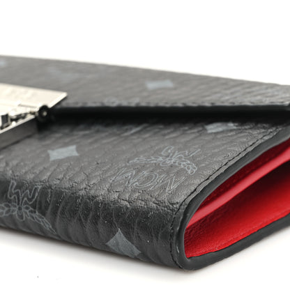 MCM Visetos Large Patricia Wallet On Chain Black 10 of 10