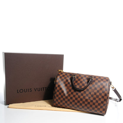 Louis Vuitton Damier Ebene Speedy Bandouliere 35 3 of 8