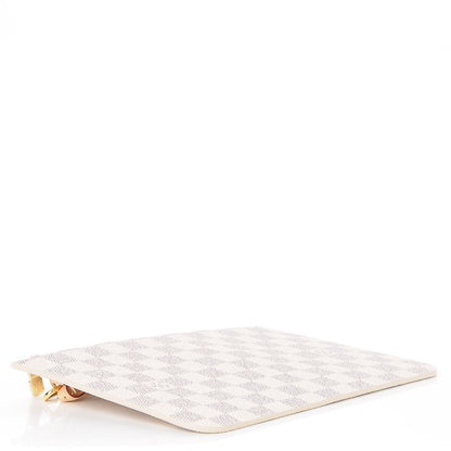 Louis Vuitton Damier Azur Neverfull MM GM Pochette Rose Ballerine 4 of 8