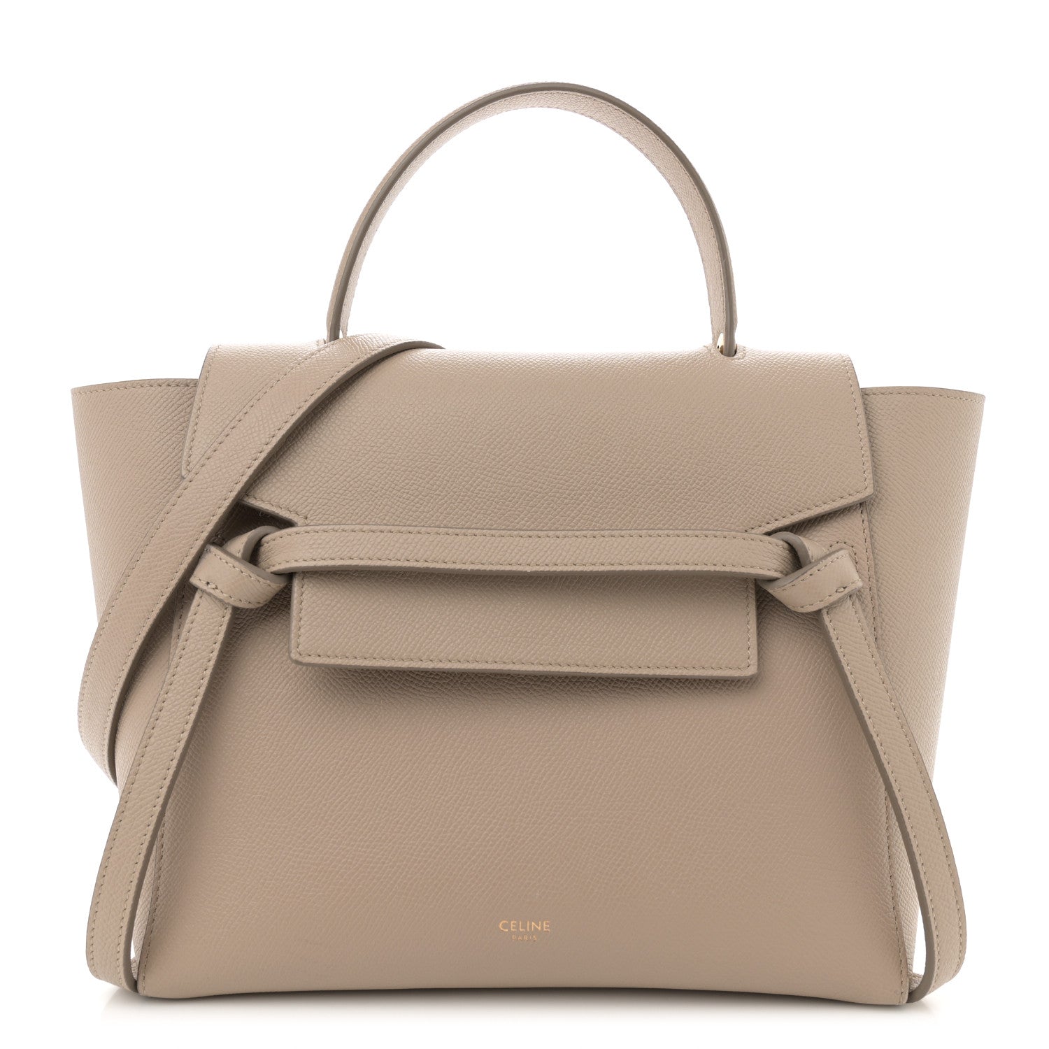Celine Grained Calfskin Micro Belt Bag Light Taupe 1 of 9