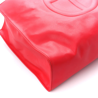 Telfar Vegan Leather Medium Shopping Bag Red 10 of 15