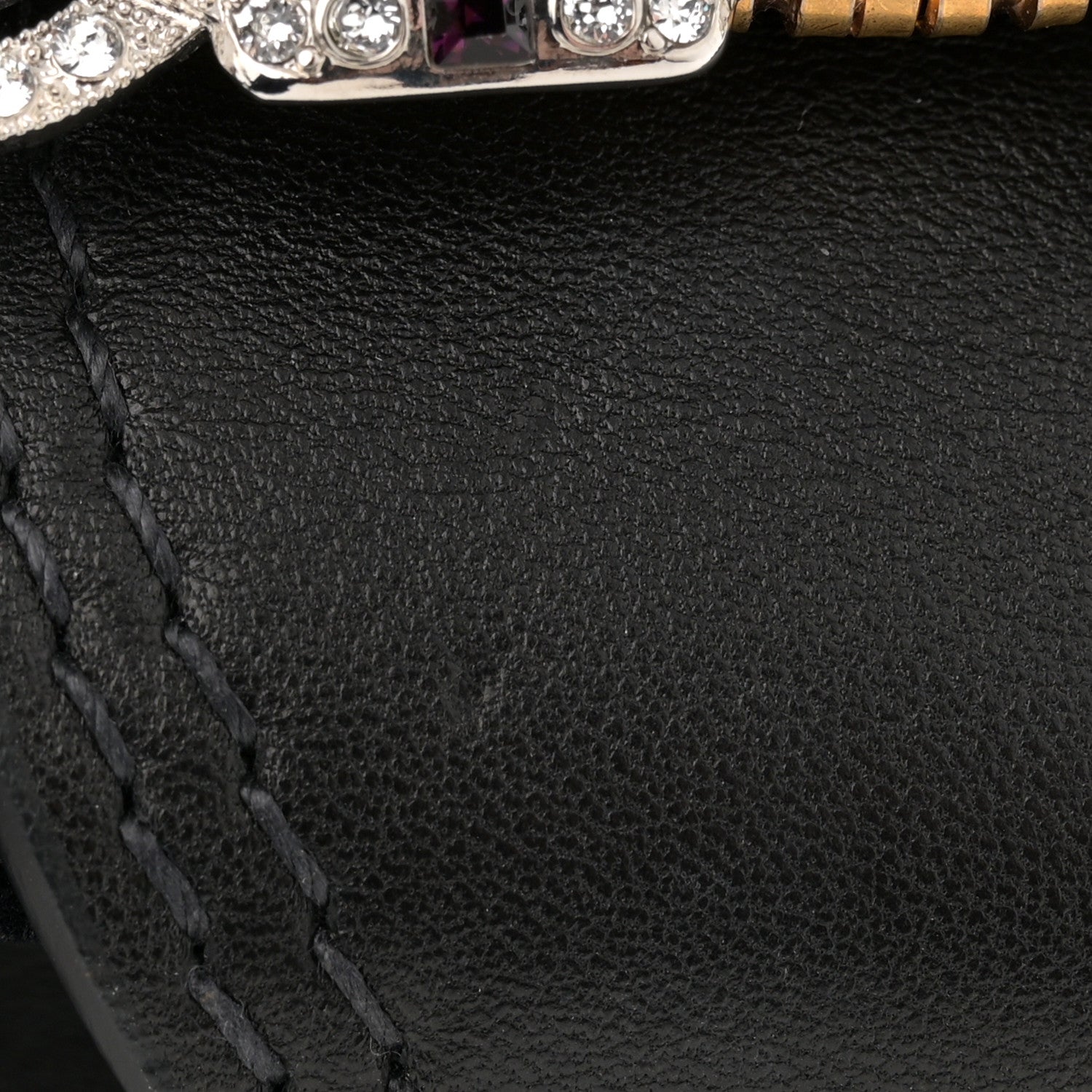 Miu Miu Velluto Crystal Embellished Shoulder Bag Black 11 of 12