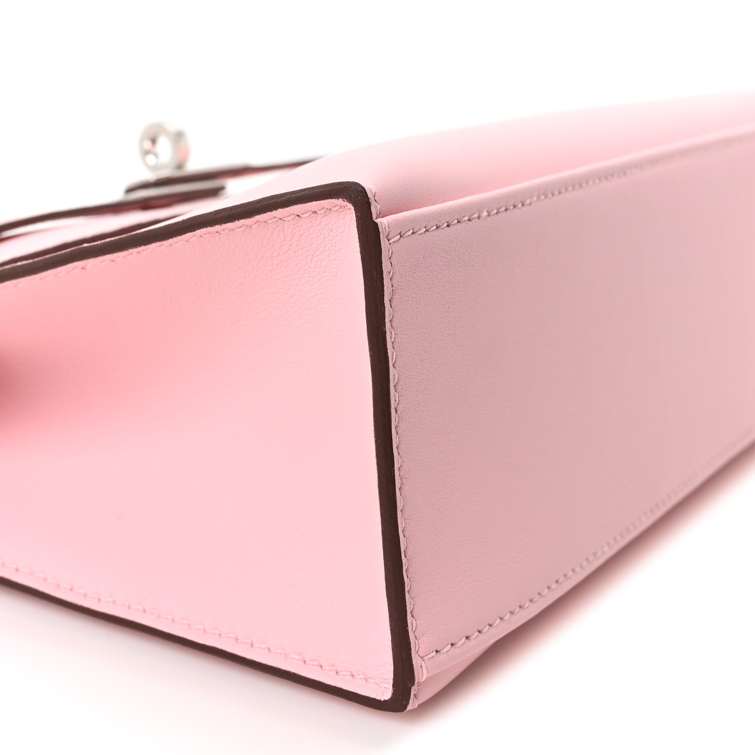 Hermes Swift Kelly Pochette Clutch Rose Sakura 8 of 10