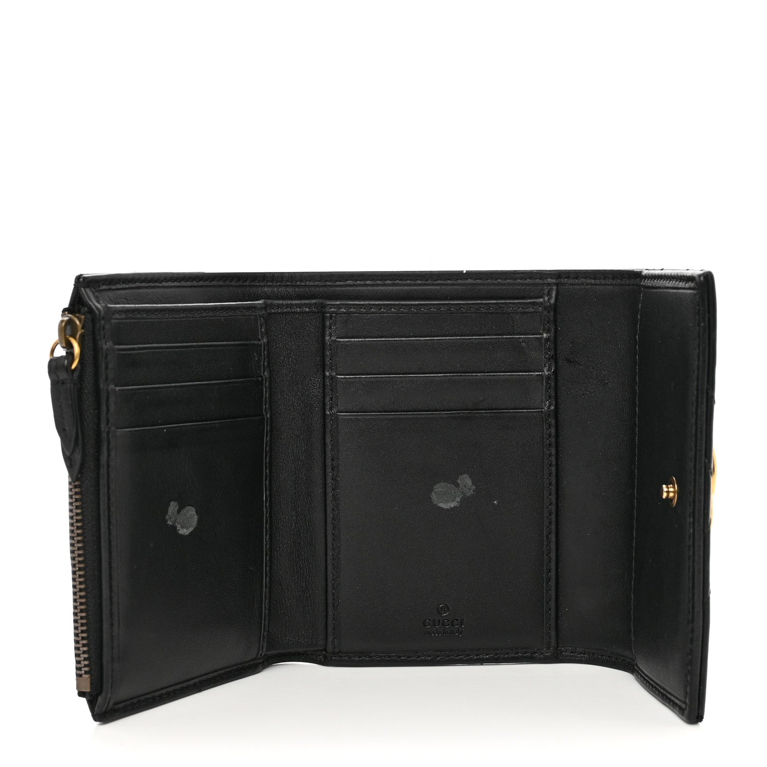 Gucci Calfskin Matelasse GG Marmont Wallet Black 5 of 9