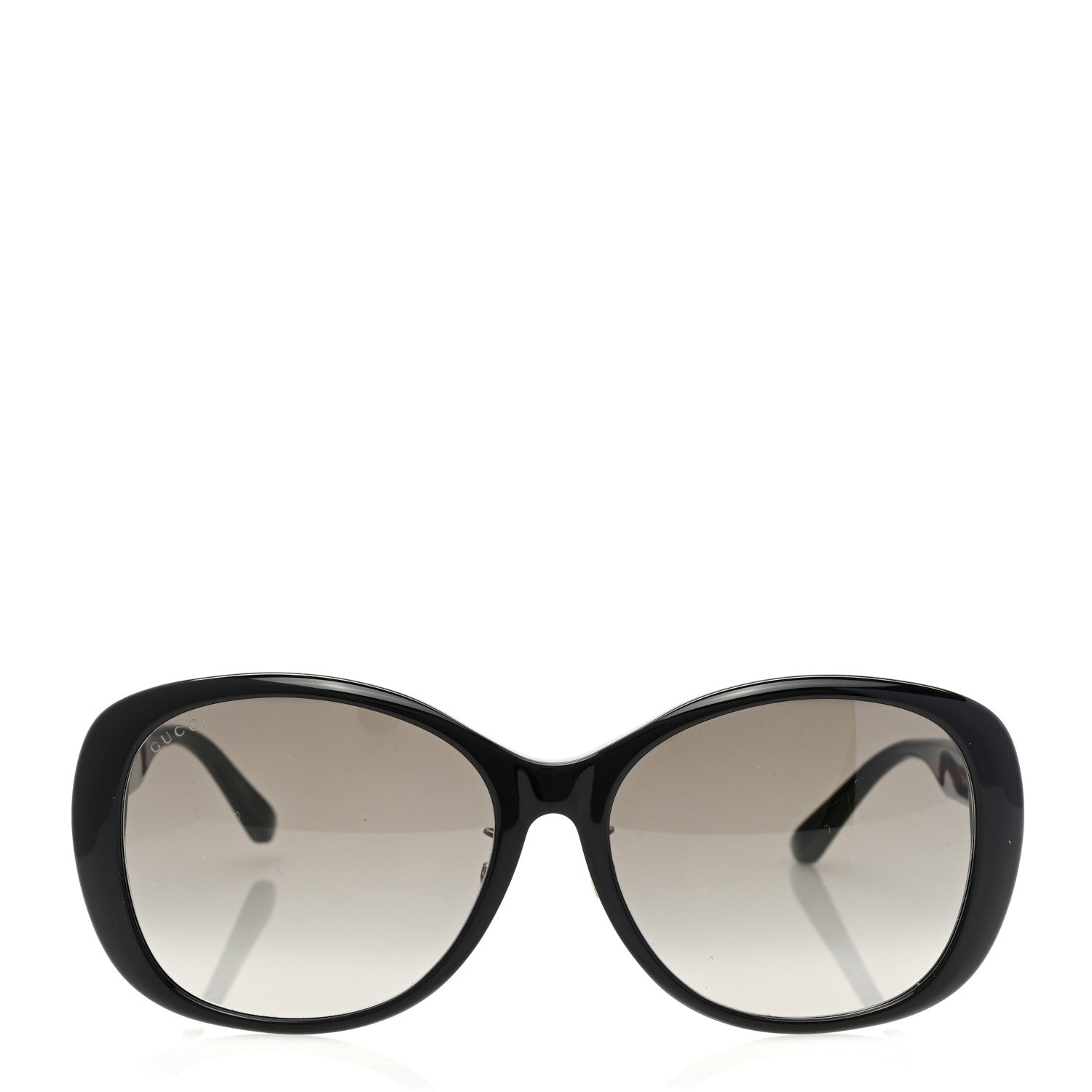 Gucci Acetate Round Eye GG Web Sunglasses GG0849SK Black Red Green 2 of 8