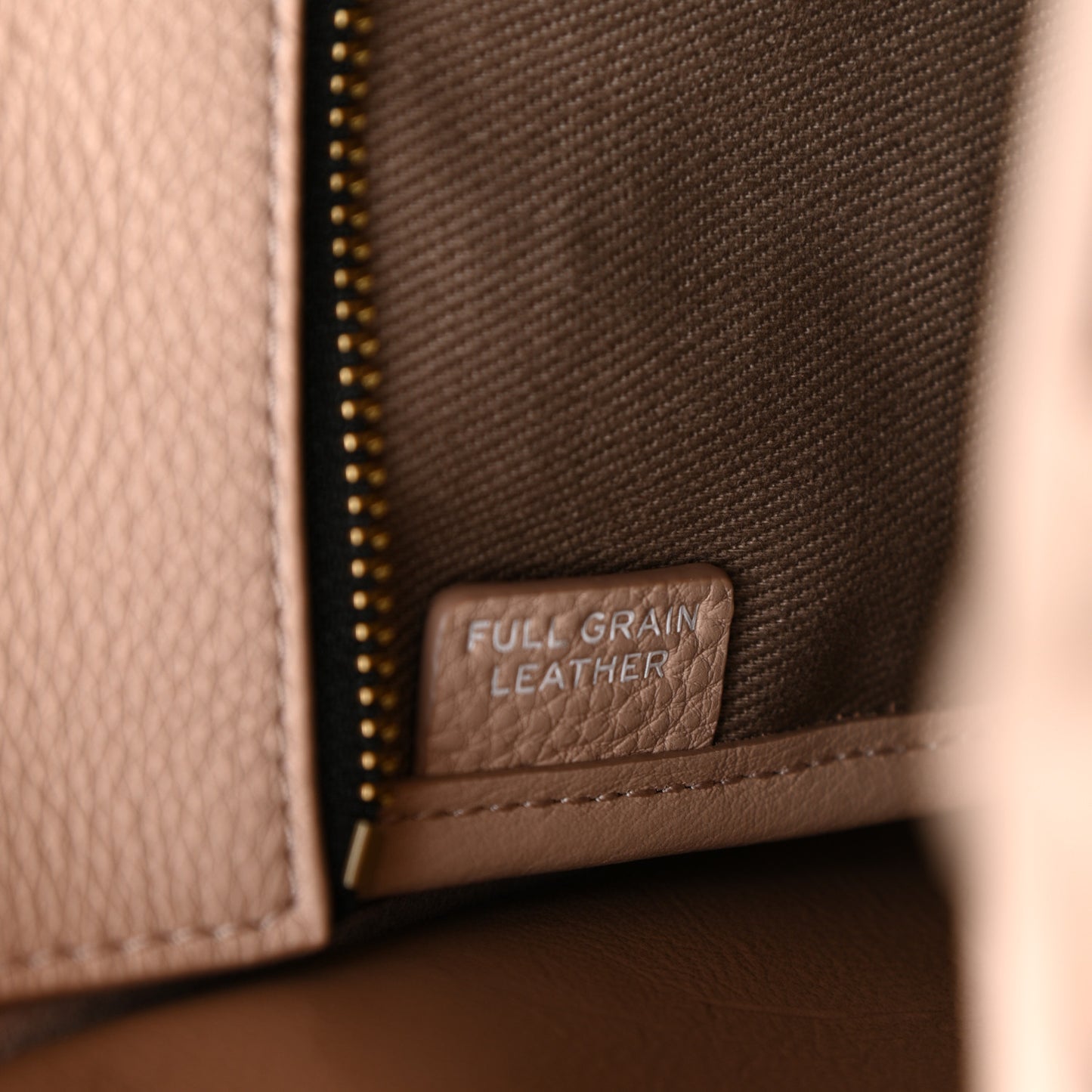 Grained Calfskin Small The Tote Bag Rose Dust