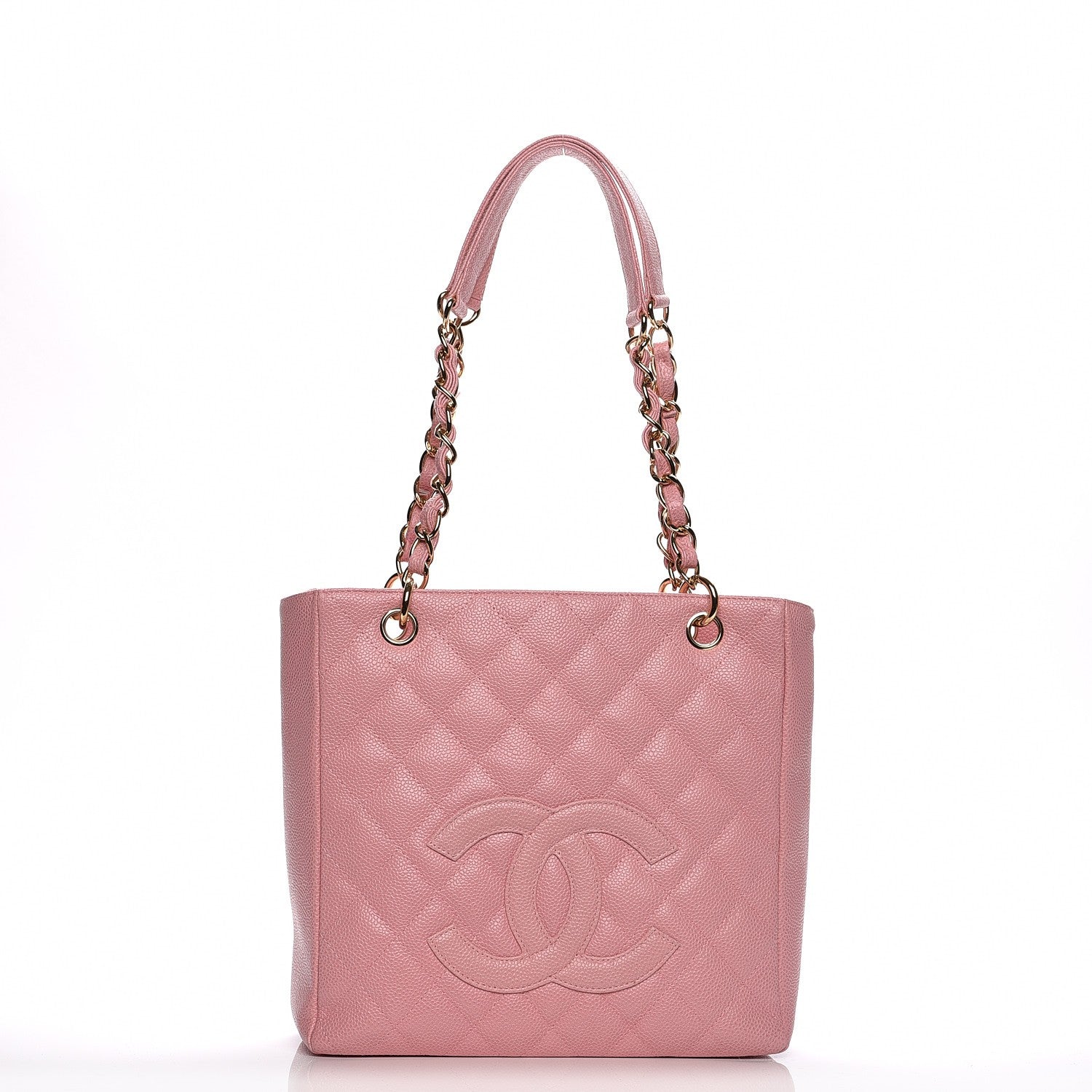 Chanel Caviar Petit Shopping Tote PST Pink 1 of 7